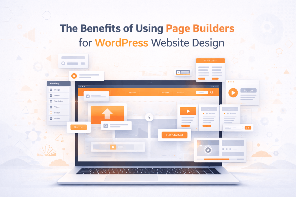 WordPress page builder interface