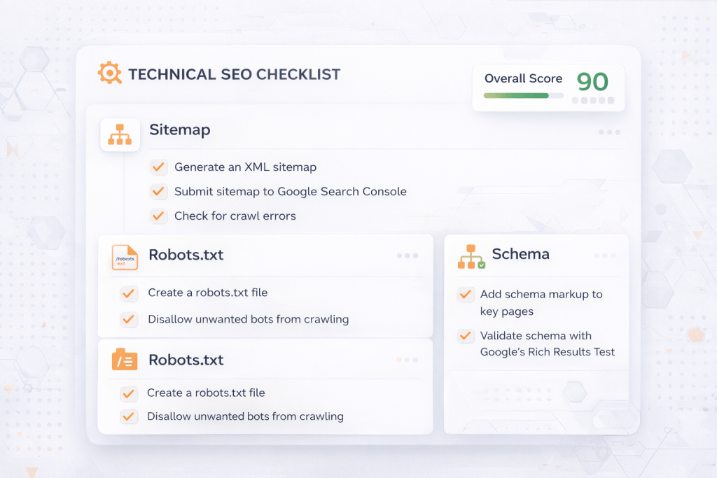 technical SEO checklist